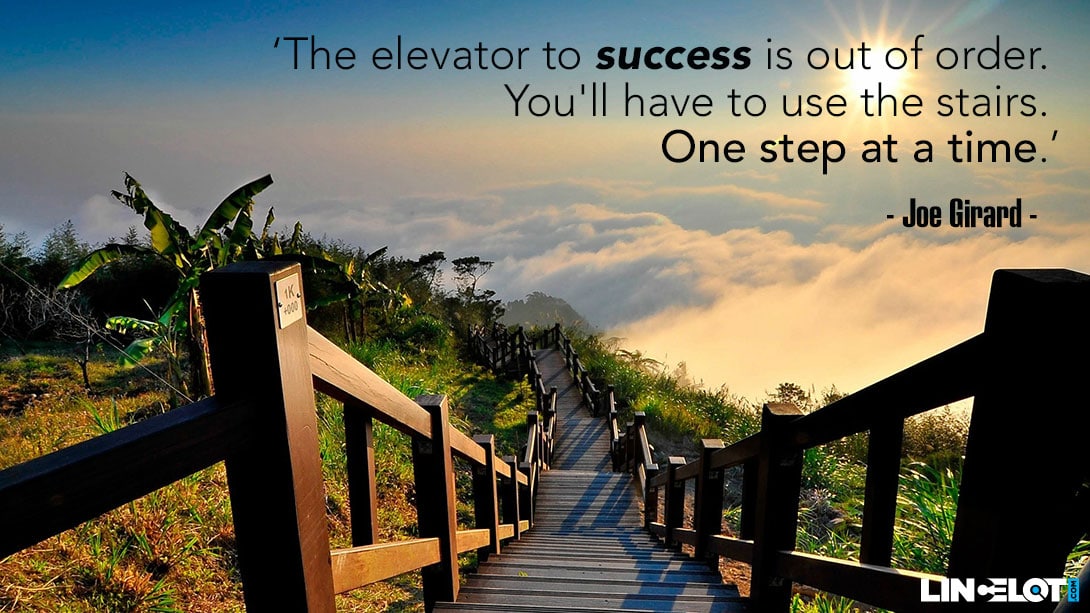 the elevator to success is out of order meaning