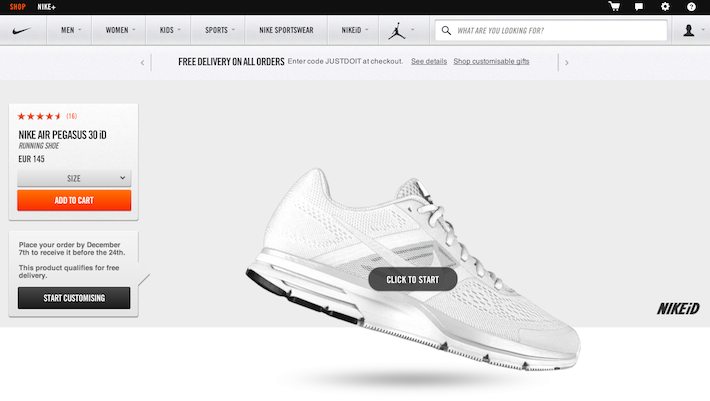 Nike Air Pegasus NIKEiD - Click to start