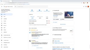 Google Mijn Bedrijf Dashboard