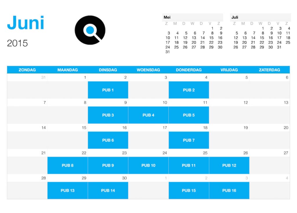 Editorial Calendar