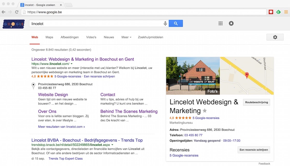 Lincelot - Google Mijn Bedrijf
