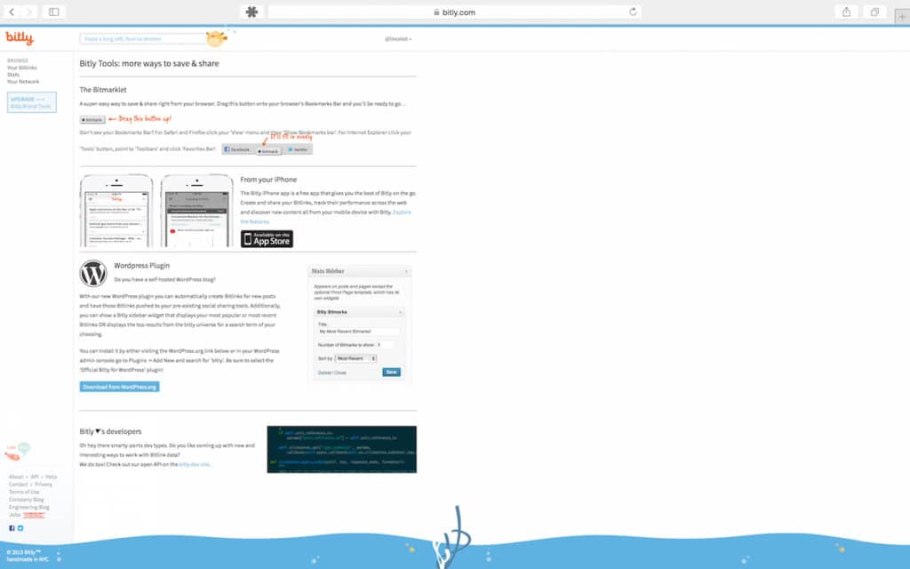 Gebruik de gratis tools van Bitly om je links te verkorten en te delen!