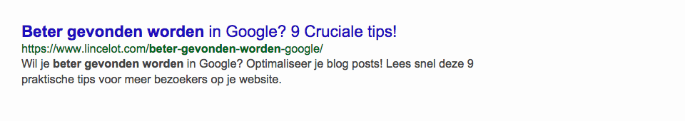 SEO-titel en meta-omschrijving - Beter gevonden worden in Google tips