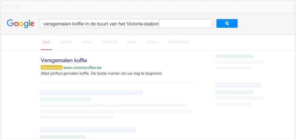 De voordelen en nadelen van adverteren op Google - Voorbeeld van ad