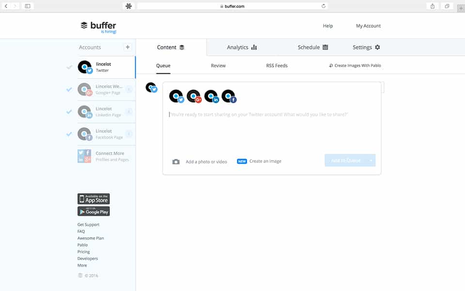 4 social media management tools voor je bedrijf - Buffer