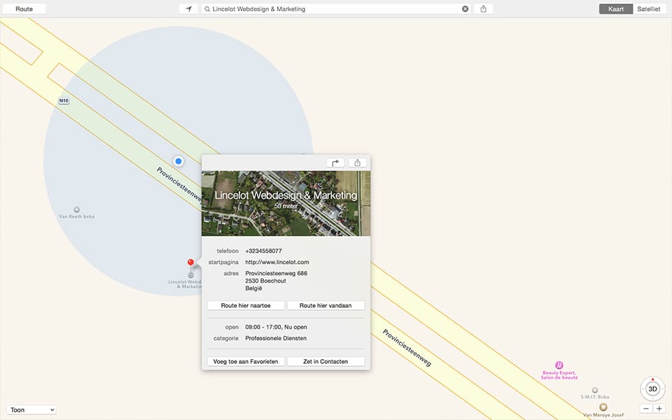 Apple Maps - Lincelot