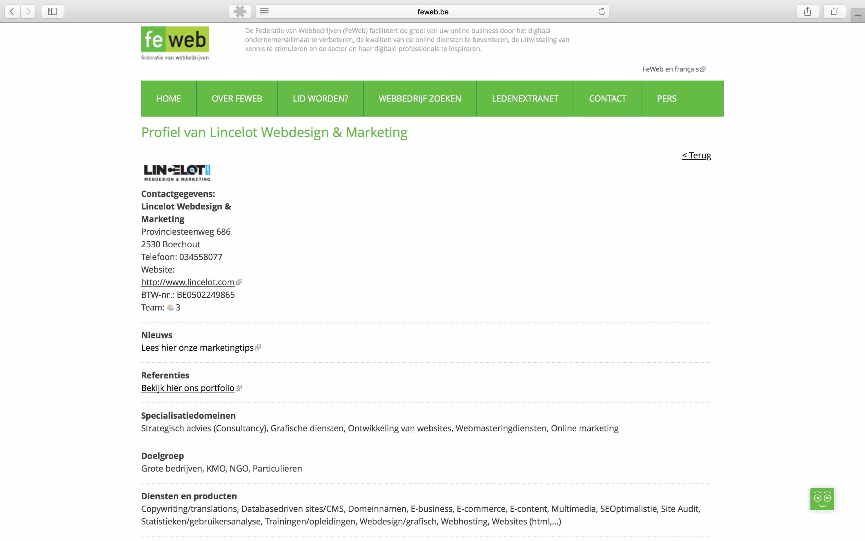 FeWeb - Lokale SEO - Lincelot