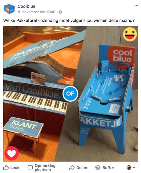 Facebook post idee 12 - User-generated content - Lincelot