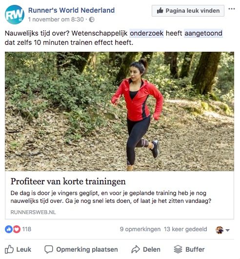 Facebook post idee 31 - Onderzoek - Lincelot