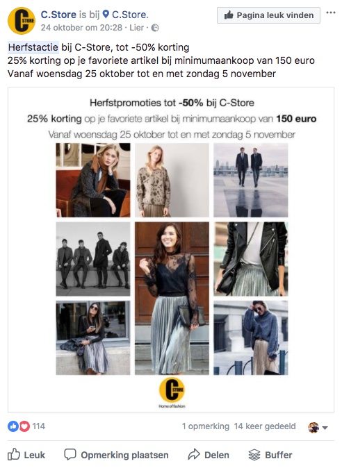 Facebook post idee 32 - Promotie - Lincelot