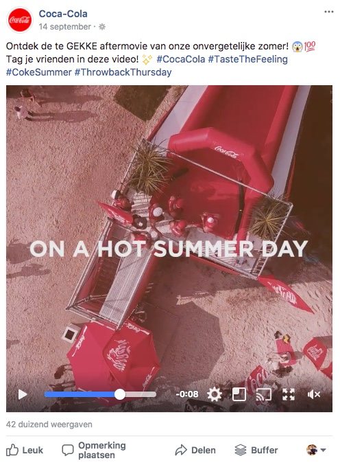 Facebook post idee 5 - Video - Lincelot