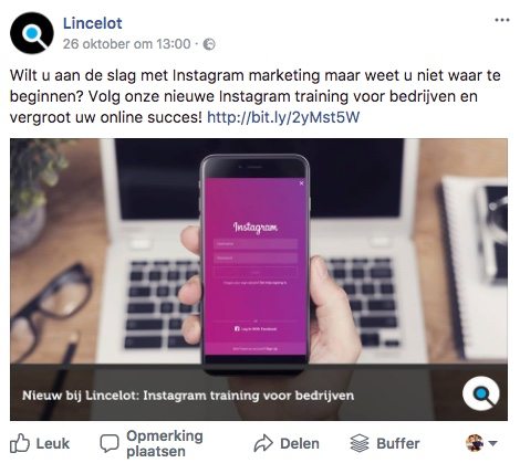 Facebook post idee 8 - Nieuws - Lincelot