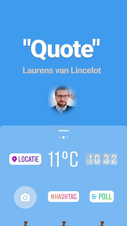 Instagram Stories - Face sticker - Lincelot