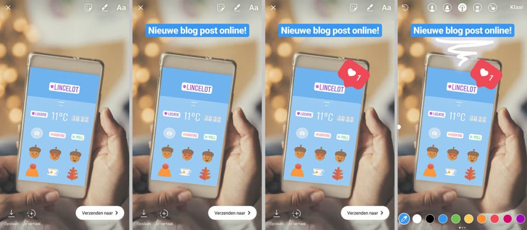 Instagram Stories - Meerdere Instagram Verhalen - Lincelot