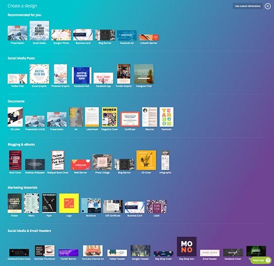 Online foto's bewerken - 5 gratis fototools - Canva - Lincelot
