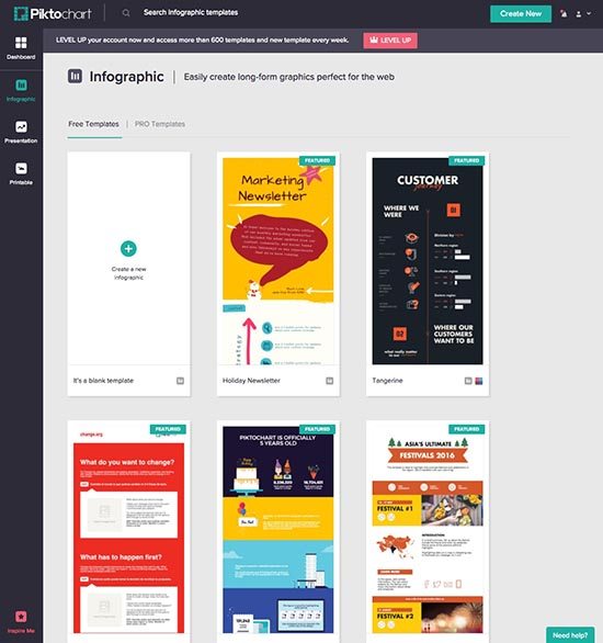 Online foto's bewerken - 5 gratis fototools - Piktochart Infographics - Lincelot