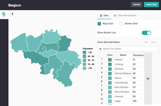 Online foto's bewerken - 5 gratis fototools - Piktochart Infographics maps - Lincelot