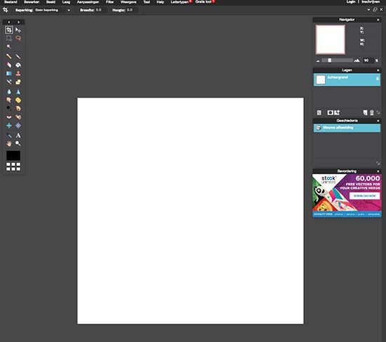 Online foto's bewerken - 5 gratis fototools - Pixlr dashboard - Lincelot