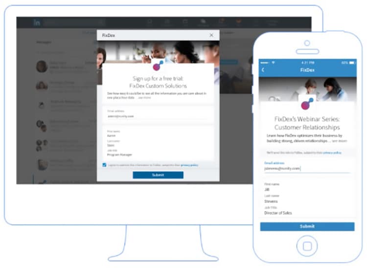 Dynamische LinkedIn advertising - LinkedIn ads - Lincelot