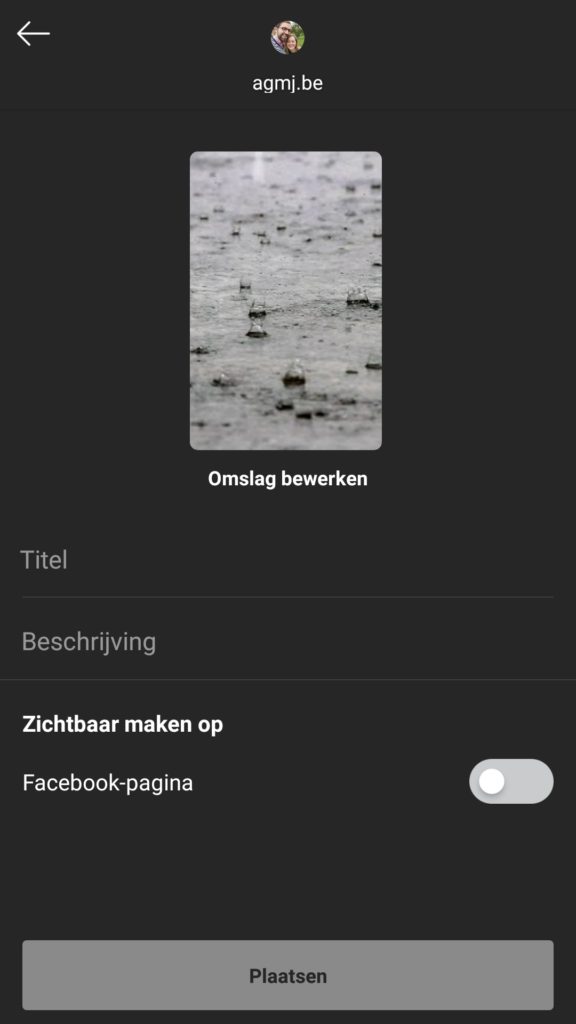 Instagram TV - IGTV video uploaden - Lincelot