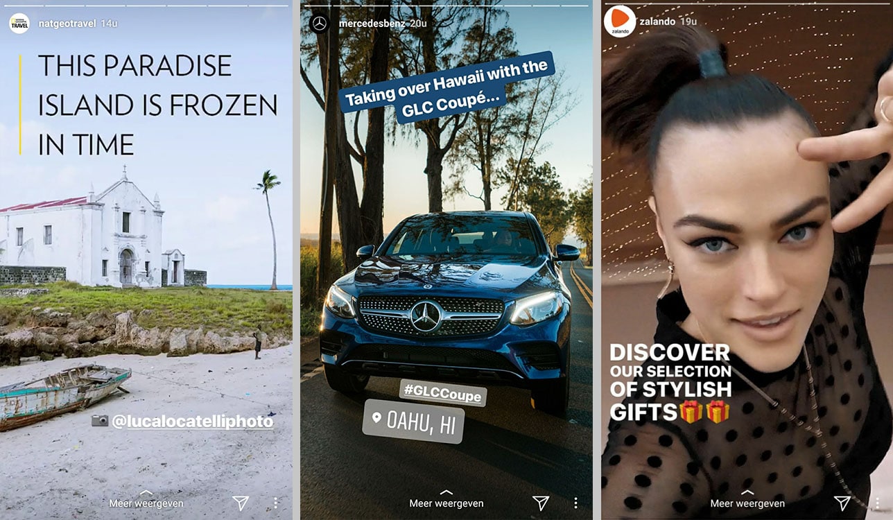Instagram Stories - Voorbeelden Instagram Verhalen - Lincelot