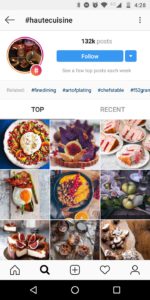 Instagram hashtags #hautecuisine | LINCELOT