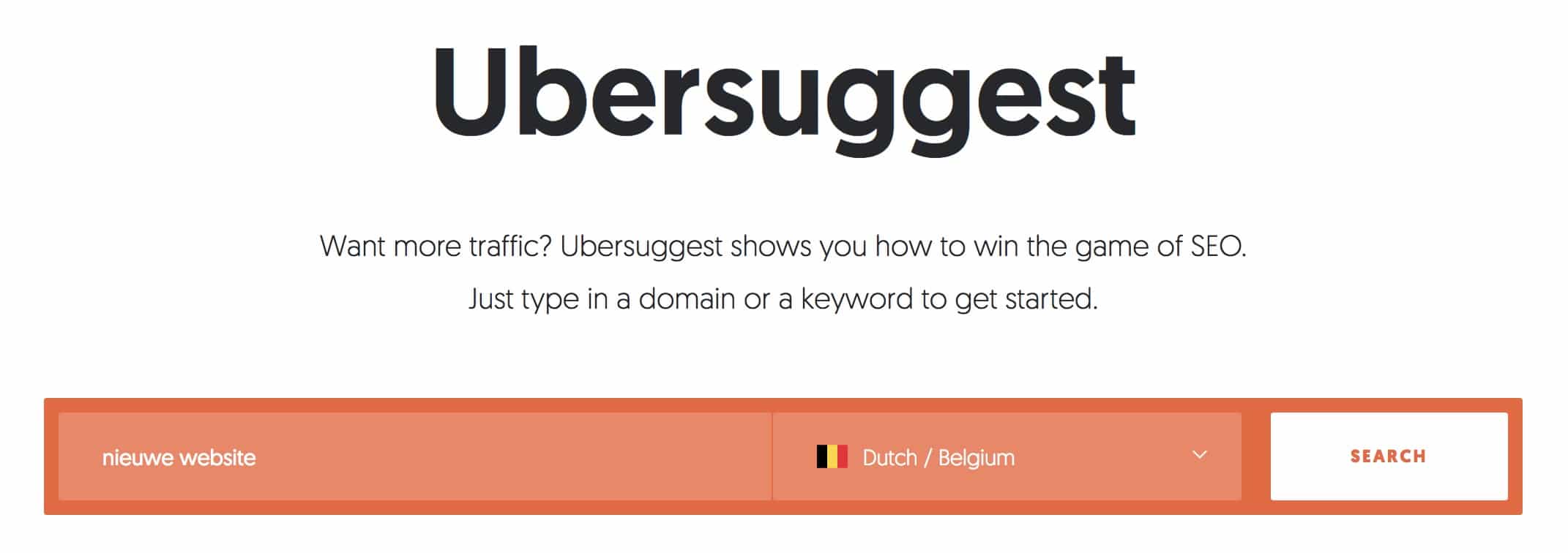 Ubersuggest 1 - Lincelot