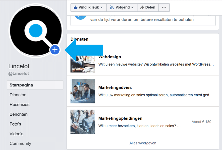 Facebook Stories voor bedrijven - de gids voor beginners - Stories maken - Lincelot