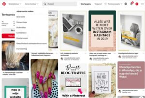 advertentiecampagne pinterest