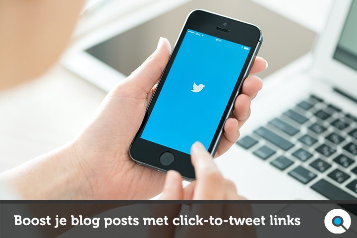 blogposts boosten met Click-to-tweet link