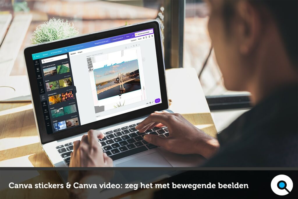 Canva stickers en Canva video