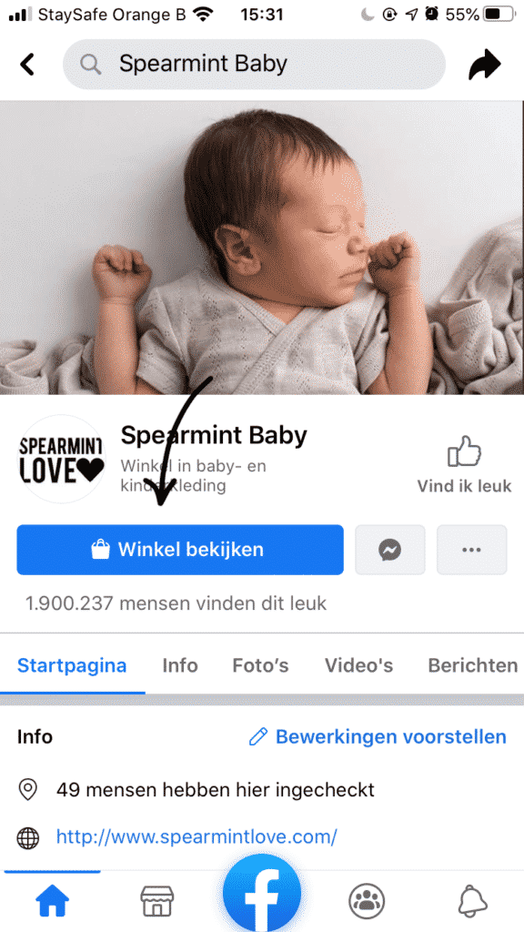 Facebook shops