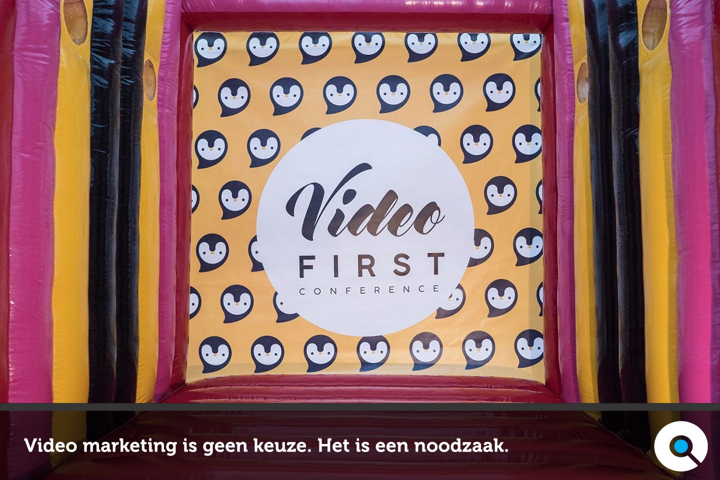 Afbeelding over video marketing met de tekst "video first"