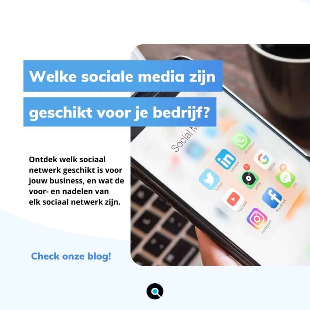 Blogpost sociale media voor bedrijven