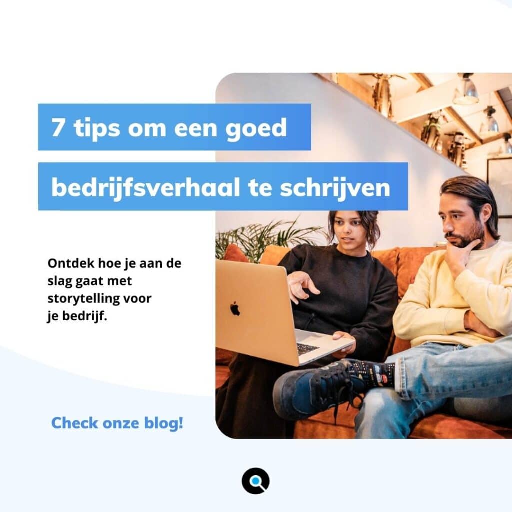 Blogpost een goed bedrijfsverhaal schrijven