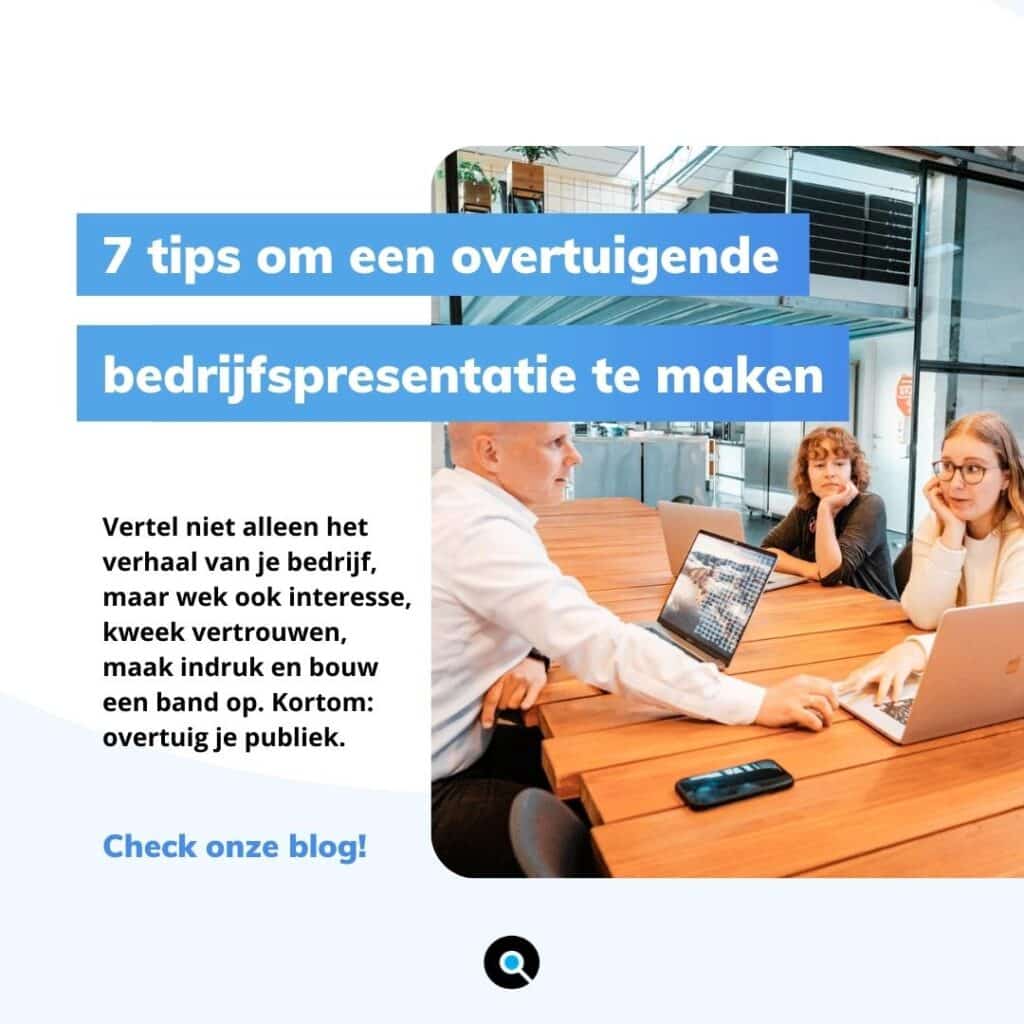 Blogpost overtuigende bedrijfspresentatie