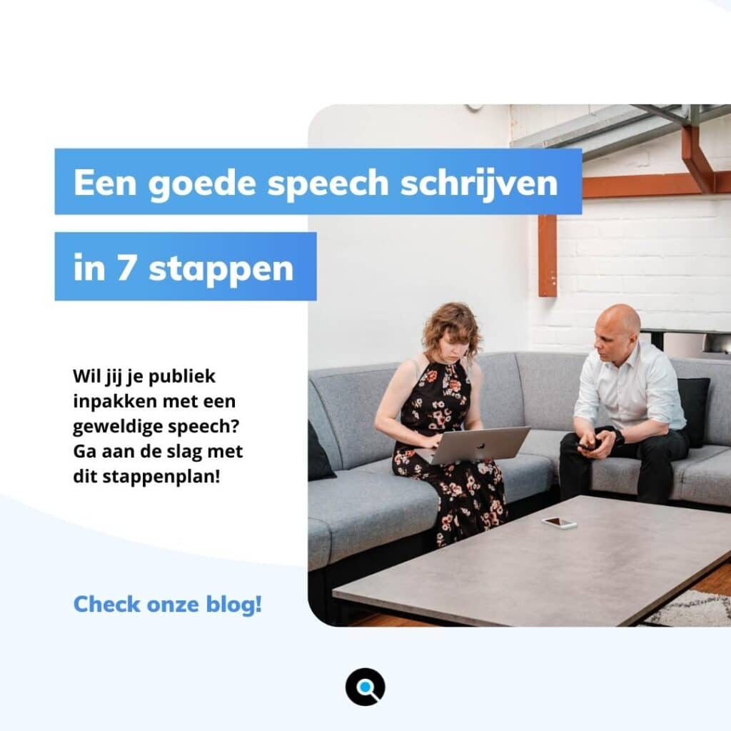 Blogpost speech schrijven