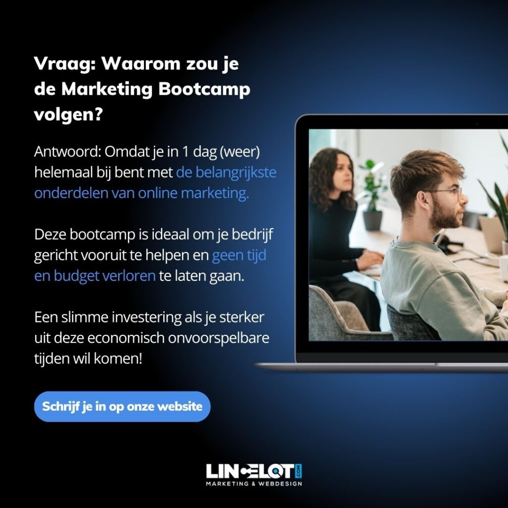Vraag: Waarom zou je de marketing bootcamp volgen?